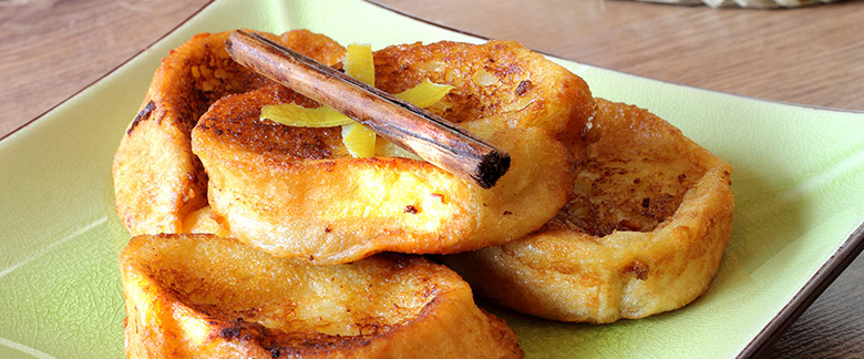 Uma ceia de natal mais leve - Rabanada de Forno