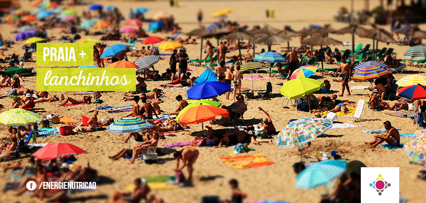 lanches saudáveis para levar para a praia