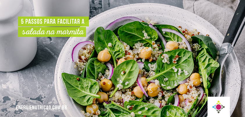 5 passos para levar salada na marmita de maneira descomplicada (e economizar tempo!)