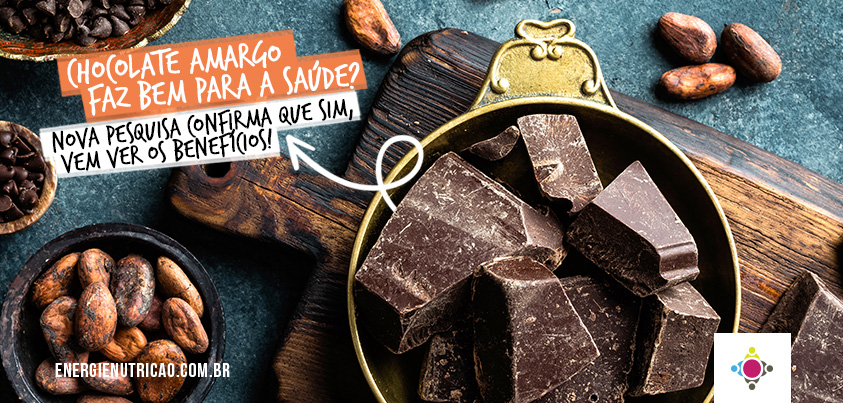 Chocolate amargo faz bem para saúde? Nova pesquisa diz que sim!